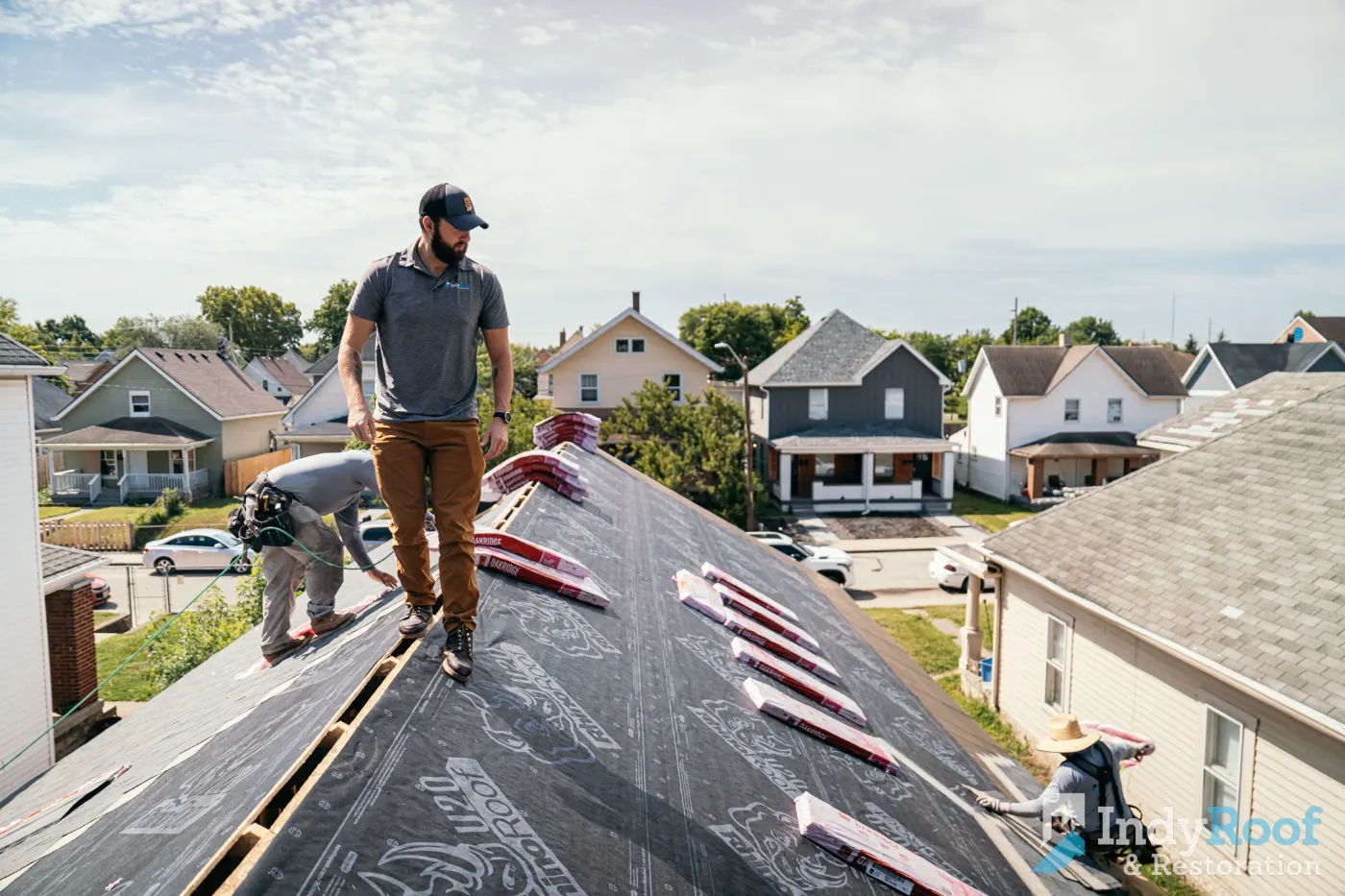 Roofing by Silver Lakes Roofing near Zionsville, IN